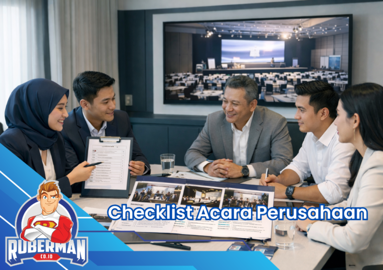 Checklist Acara Perusahaan: 12 Persiapan Penting untuk Gathering, Seminar, dan Launching