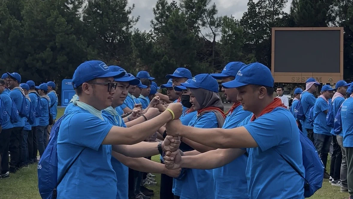 Event BRI - Jambore Mantri 2026 : Inspiratif! 580 Mantri BRI Bersatu dalam Team Building Spektakuler 1 Jambore Mantri 2026 sesi pembukaan dan ice breaking peserta BRI