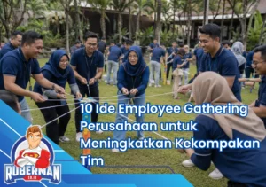Featured Image Employee gathering perusahaan dengan aktivitas kolaboratif yang meningkatkan employee engagement dan kekompakan tim