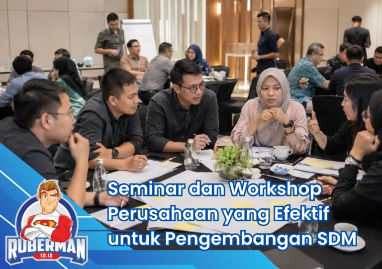 Seminar dan Workshop Perusahaan: 7 Cara Memastikan Peserta Tidak Hanya Datang, tetapi Juga Belajar dan Bertindak 3 Featured Image Peserta seminar dan workshop perusahaan mengikuti diskusi kelompok interaktif untuk pengembangan kompetensi kerja