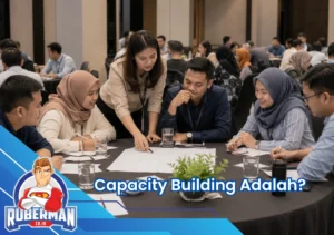 Capacity building adalah strategi perusahaan untuk meningkatkan kompetensi SDM, kolaborasi tim, dan pengembangan organisasi melalui pelatihan interaktif