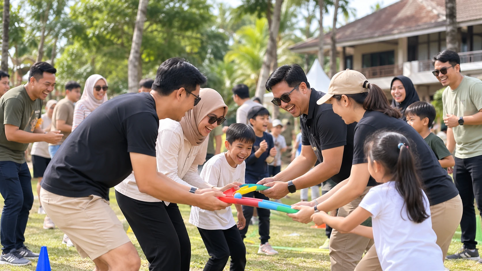 family gathering perusahaan manfaat yang berdampak