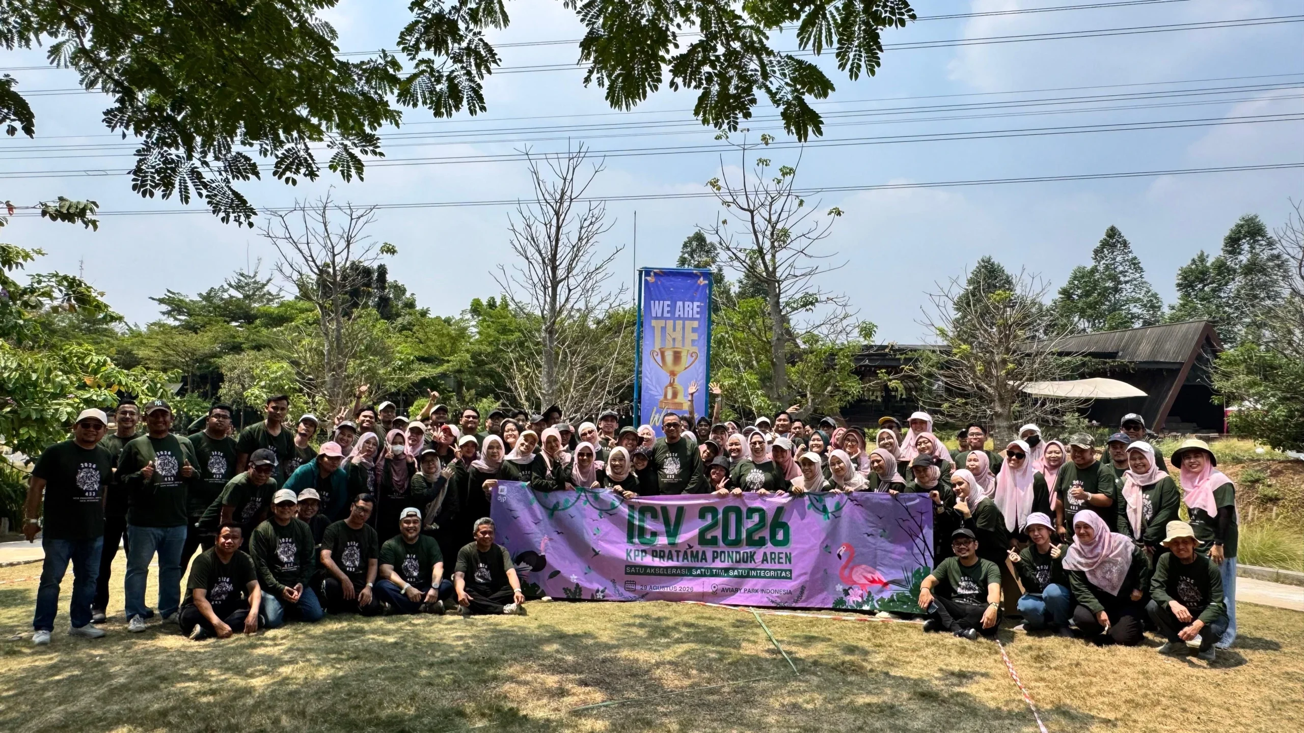 Foto Bersama Final Game Team Building KPP Pondok Aren 2026