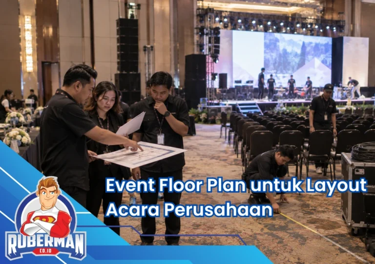 Event Floor Plan: Cara Menyusun Layout Acara Perusahaan agar Alur Peserta dan Operasional Lebih Efektif 6 Event Floor Plan untuk Layout Acara Perusahaan