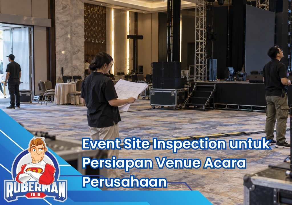 Ruberman Event Organizer 18 Event Site Inspection untuk Persiapan Venue Acara Perusahaan