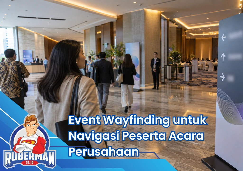 Ruberman Event Organizer 17 Event Wayfinding untuk Navigasi Peserta Acara Perusahaan