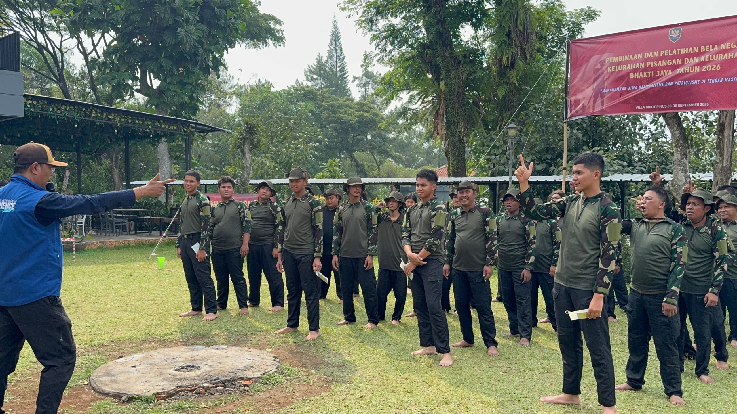 Pembukaan Bela Negara Kesbangpol Batch 3 2026 di Villa Bukit Pinus, Ciawi, Bogor